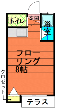 間取図|アパート・練馬区旭丘1丁目・大江戸線 新江古田 歩5分
