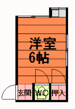 間取図|アパート・中野区江原町2丁目・大江戸線 新江古田 歩7分