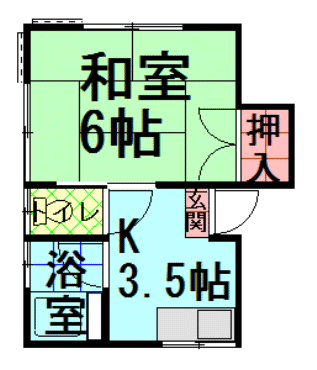 間取図|アパート・中野区江原町2丁目・大江戸線 新江古田 歩4分
