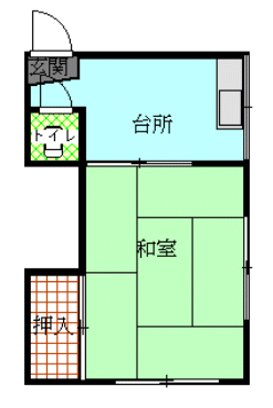 間取図|アパート・練馬区栄町・有楽町線 新桜台 歩3分