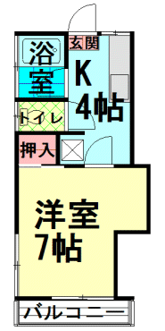 間取図|アパート・板橋区向原2丁目・有楽町線 小竹向原 歩5分