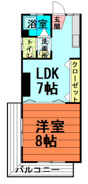 間取図|賃貸マンション・東京都中野区江原町3丁目・大江戸線 新江古田 歩7分