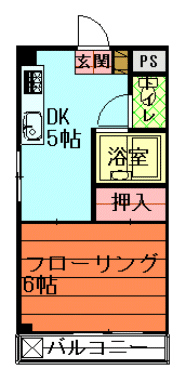 間取図|賃貸マンション・練馬区旭丘1丁目・大江戸線 新江古田 歩6分