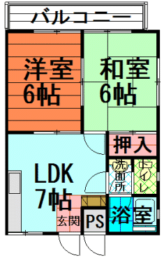 間取図|賃貸マンション・中野区江原町3丁目・大江戸線 新江古田 歩3分|楽器可(ピアノ可)