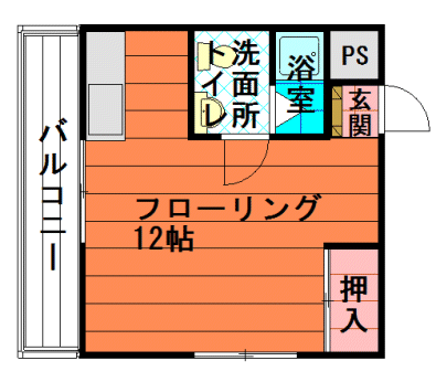 間取図|賃貸マンション・中野区江原町3丁目・大江戸線 新江古田 歩4分