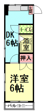 間取図|賃貸マンション・練馬区豊玉北2丁目・大江戸線 新江古田 歩5分
