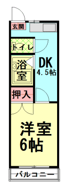 間取図|賃貸マンション・練馬区豊玉北2丁目・大江戸線 新江古田 歩5分